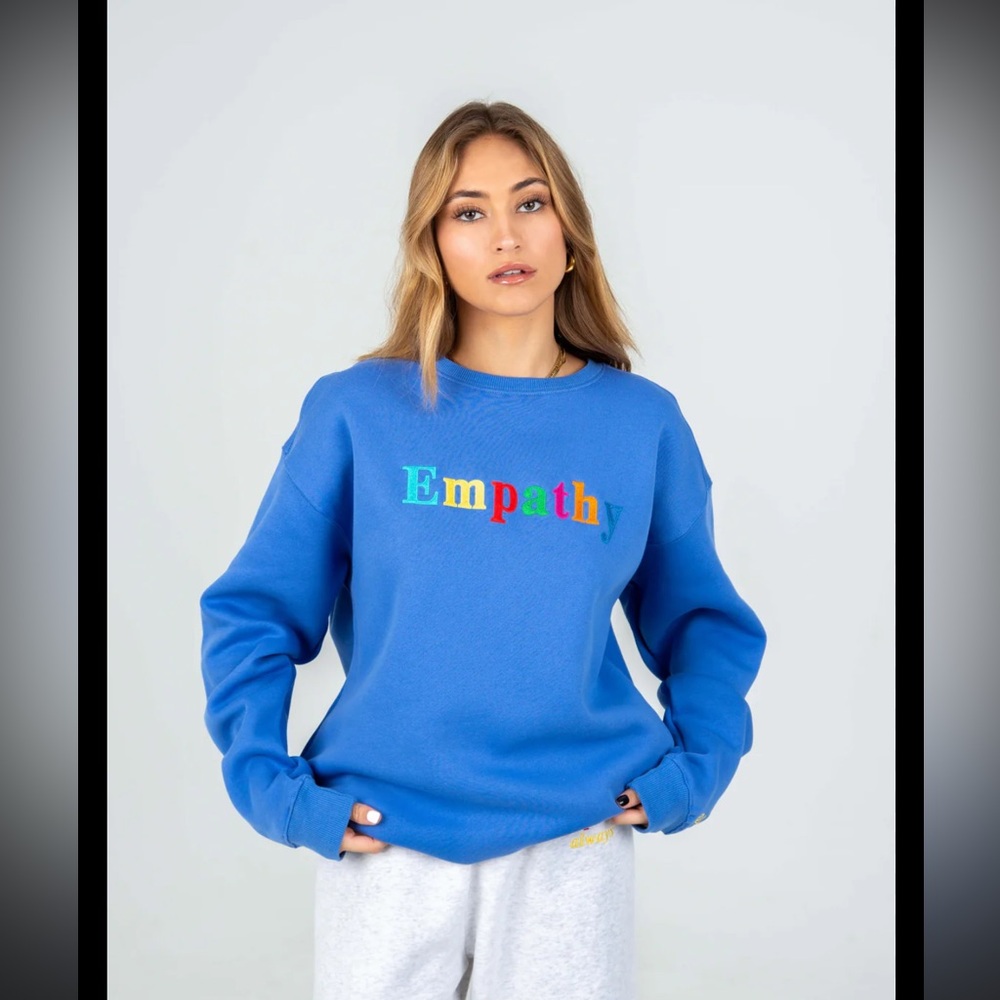 mayfair group empathy royal blue crewneck